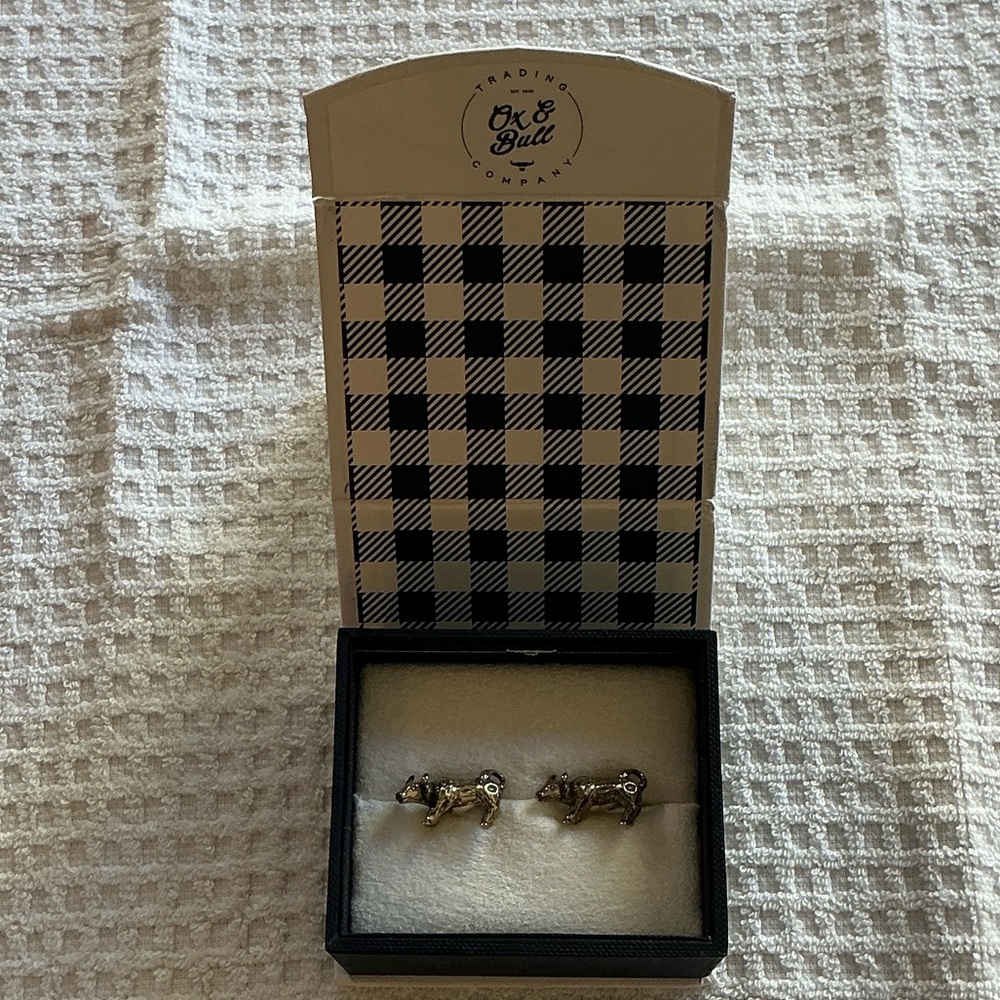 Ox & Bull Silver Cufflinks